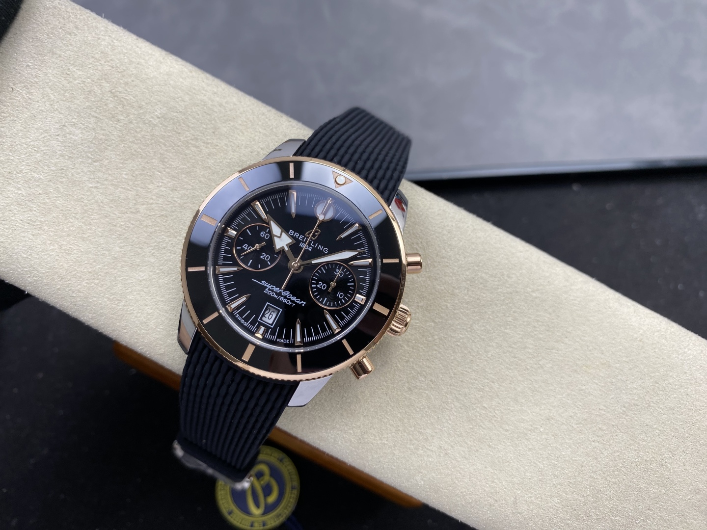Breitling Superocean Heritage Rubber strap Chronograph BLS Factory Configuration 96C01F 1:1 Superclone