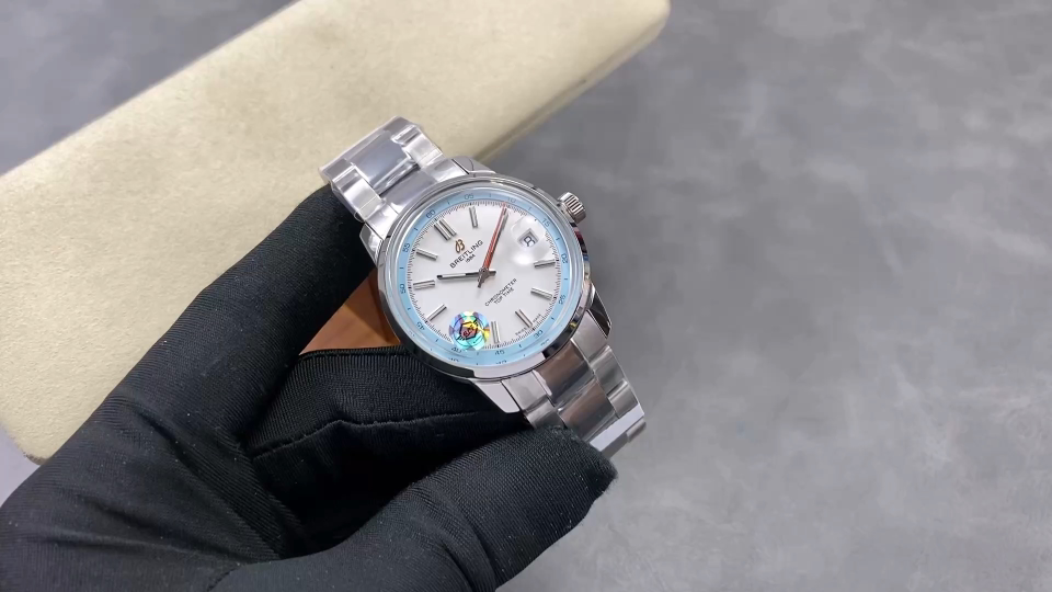 Breitling Top Time Stainless-steel bracelet 38 mm BLS Factory Configuration C76C1A 1:1 Superclone