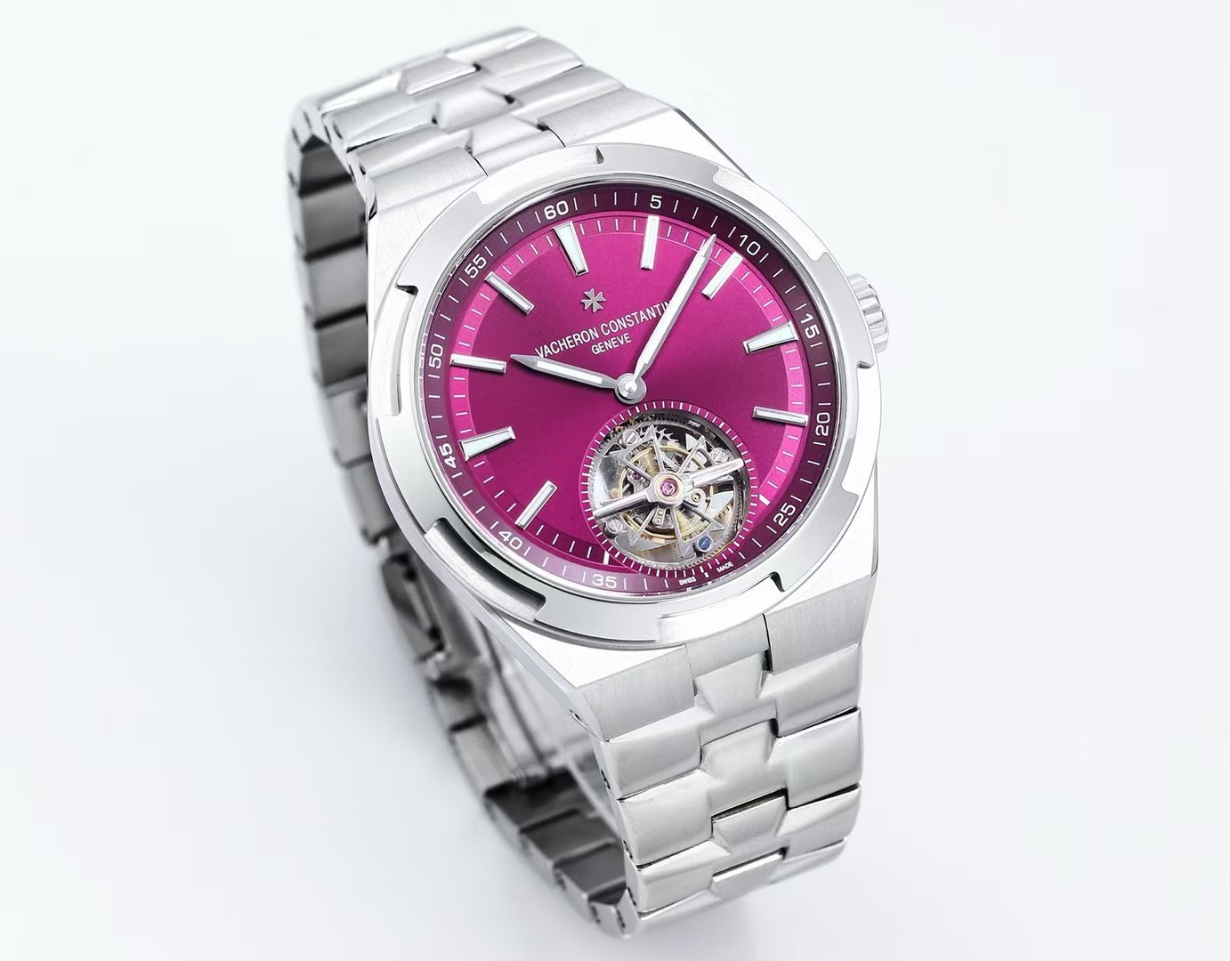 Vacheron Constantin Overseas Stainless steel Blue 42.5X13.5 mm Tourbillon Configuration 5D7513 1:1 Superclone - Image 2