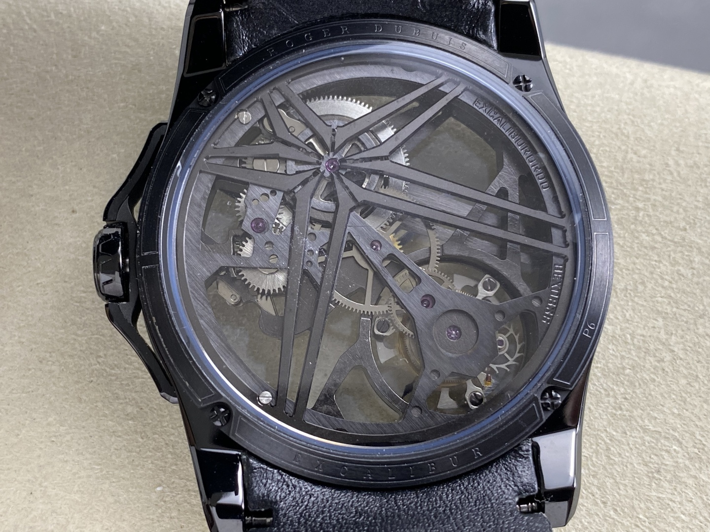 Roger Dubuis Excalibur Stainless steel 42 mm Tourbillon Configuration 93BEC3 1:1 Superclone - Image 7