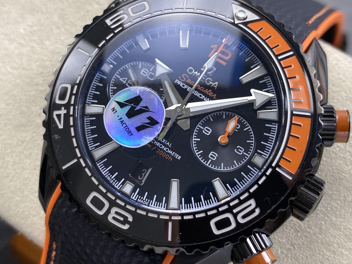 Omega Seamaster Planet Ocean 600M Chronograph 0263DB 1:1 Superclone - Image 8