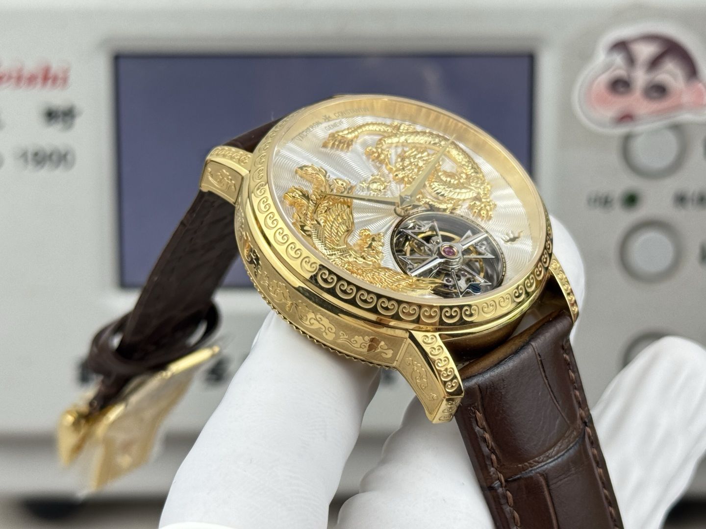 Vacheron Constantin Traditionnelle Rose-gold tone Black dial 41 mm Tourbillon Manual-wind ANT Factory Configuration 28CC15 1:1 Superclone - Image 2