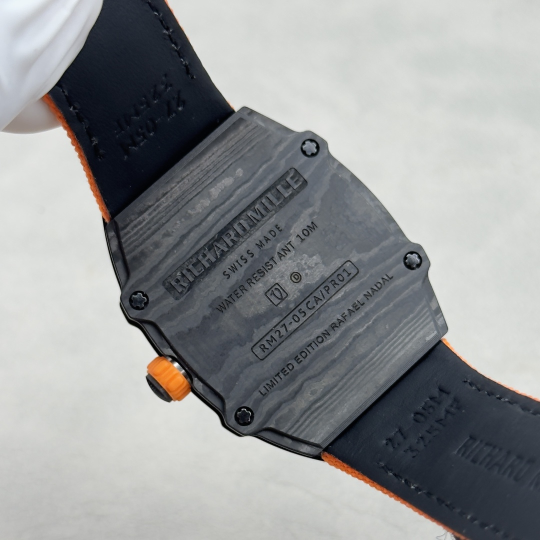 Richard Mille RM 027 RM27-05 Carbon composite Tourbillon Configuration 95995A 1:1 Superclone - Image 4