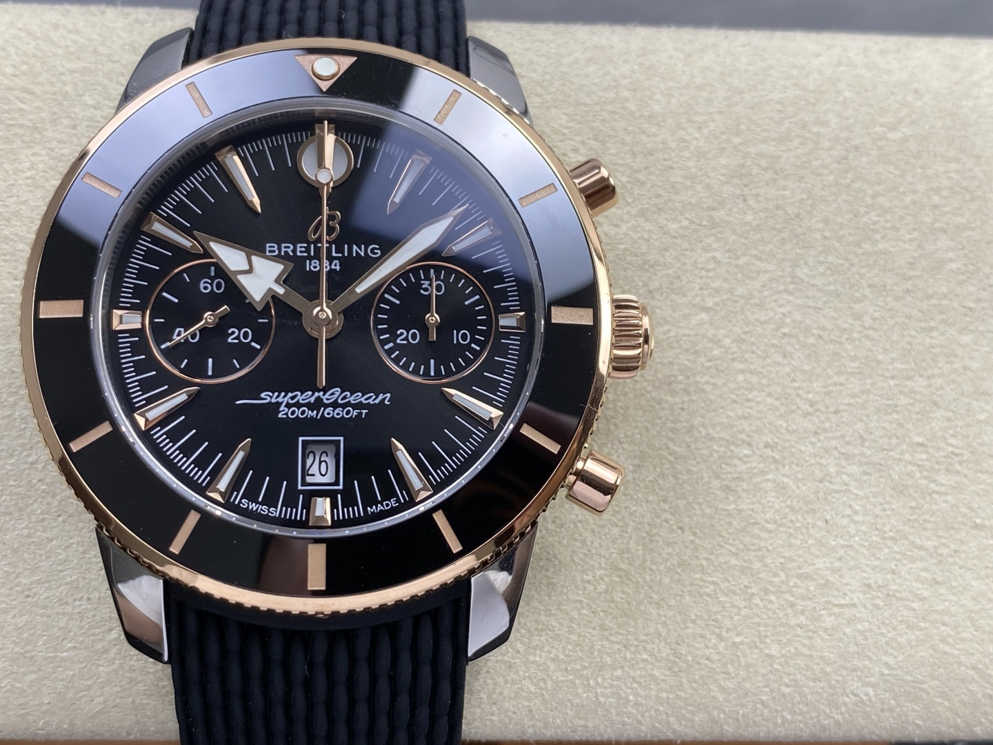 Breitling Superocean Heritage Rubber strap Chronograph BLS Factory Configuration 96C01F 1:1 Superclone - Image 10