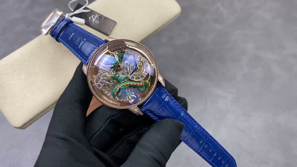 Jacob & Co. Astronomia Stainless steel Leather strap 47 mm Tourbillon Configuration 48535C 1:1 Superclone