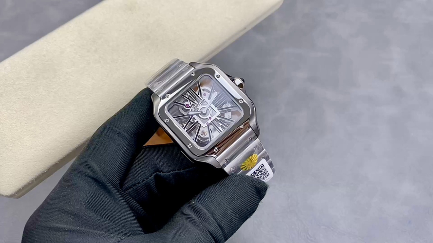 Cartier Santos de Cartier Skeleton 39.8 mm AF Factory Configuration 0682DB 1:1 Superclone