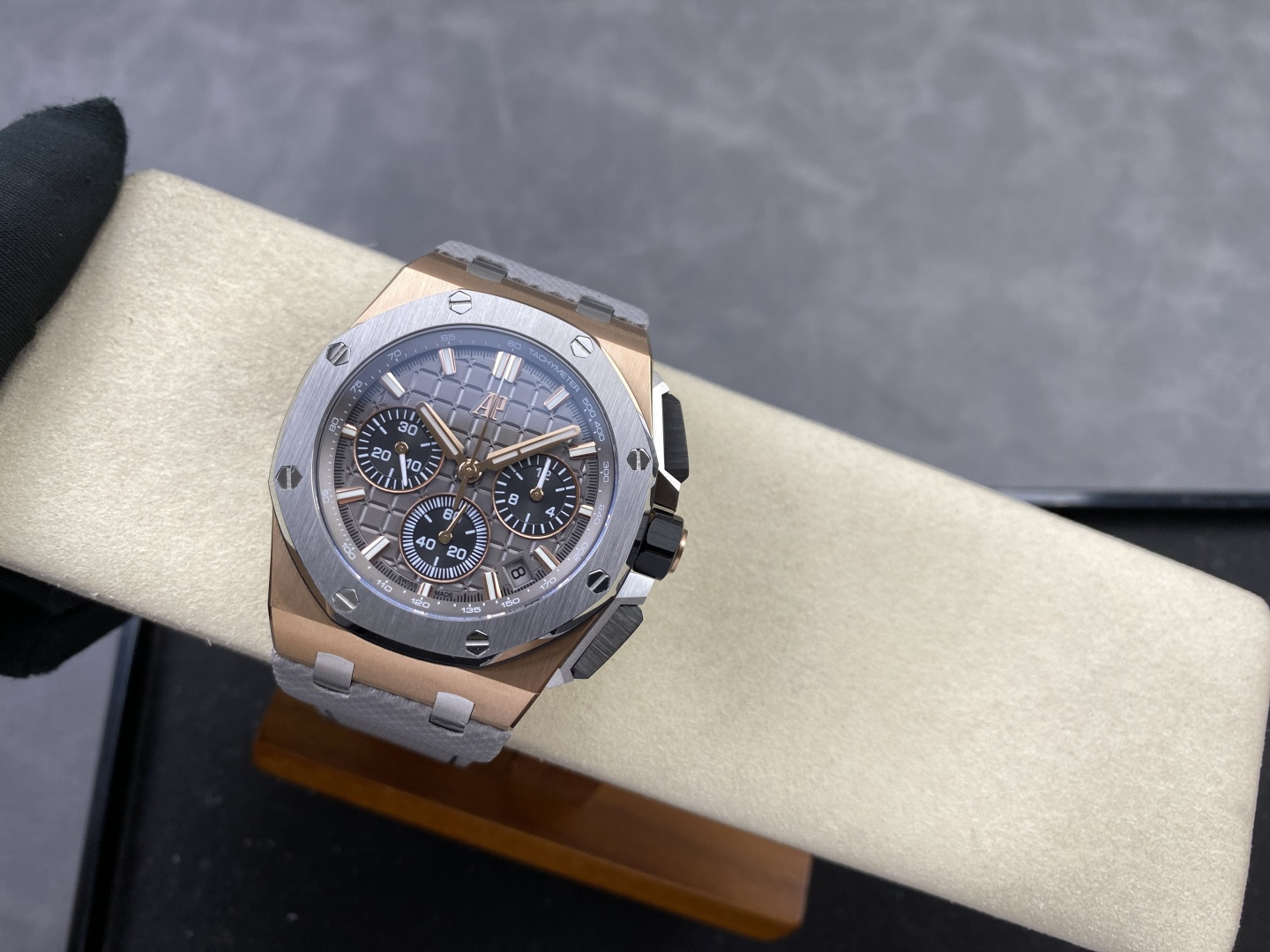 Audemars Piguet Royal Oak Offshore 26420 316 Stainless Steel Rubber strap 44 mm Date display LS Factory Configuration 0FE38B 1:1 Superclone