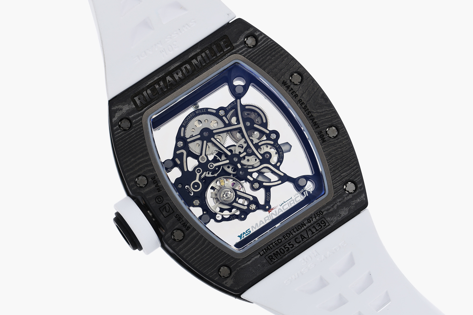 Richard Mille RM 055 RM055 Carbon composite Manual-wind ZF Factory Configuration 3D7C72 1:1 Superclone - Image 3