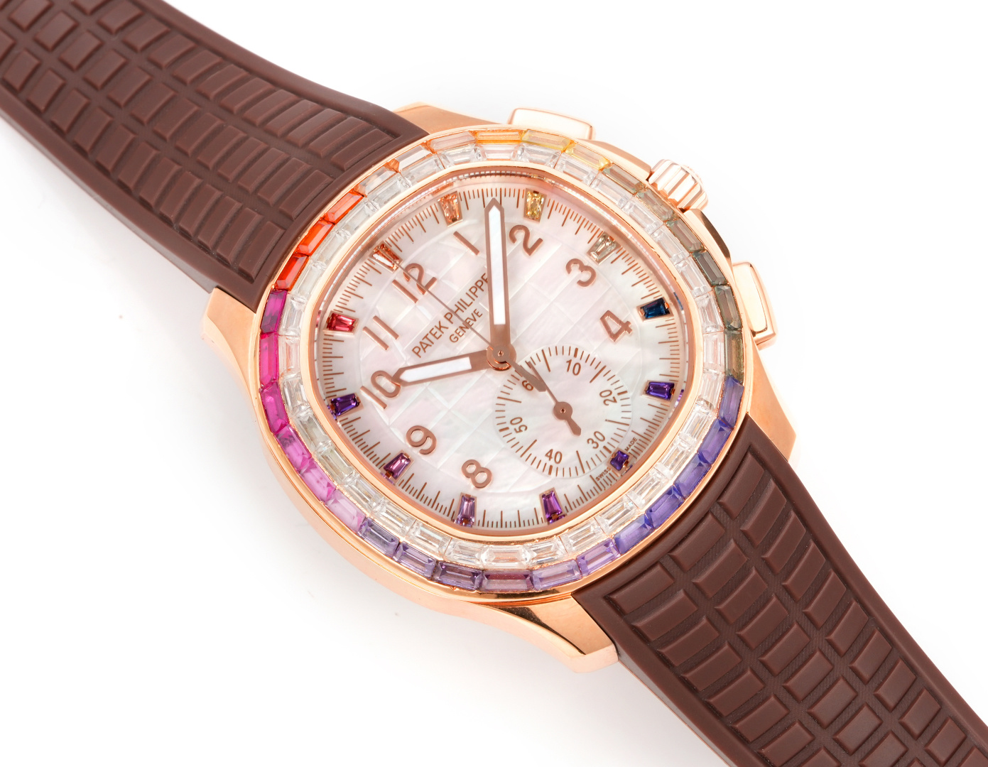 Patek Philippe Aquanaut Luce 7968/300R-001 Rainbow Chronograph 1:1 Superclone - Image 25