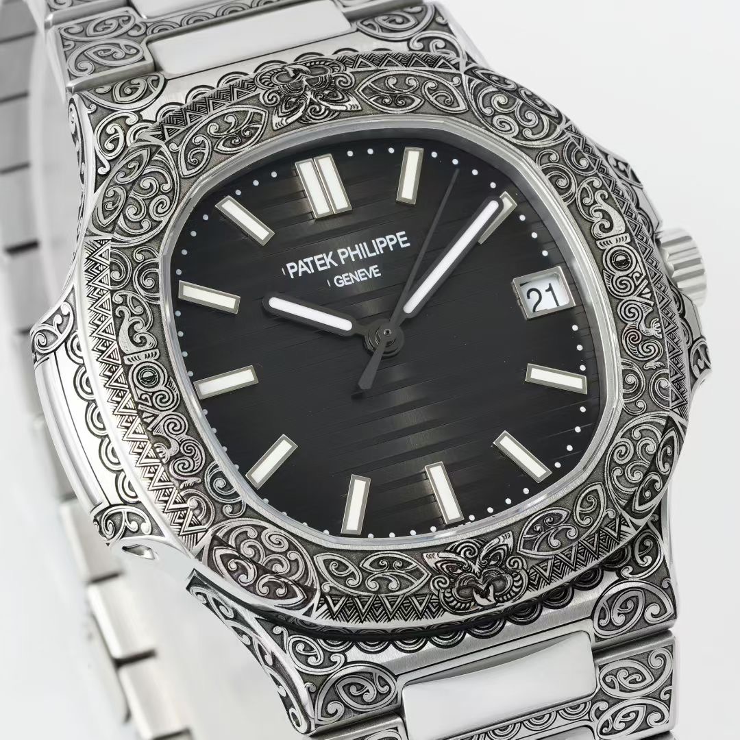 Patek Philippe Nautilus Stainless steel Gray dial 40 mm Automatic AF Factory 1:1 Superclone - Image 7