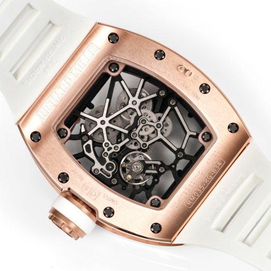 Richard Mille RM 035 RM035 Black Rubber strap Manual-wind Configuration 7B7FDE 1:1 Superclone