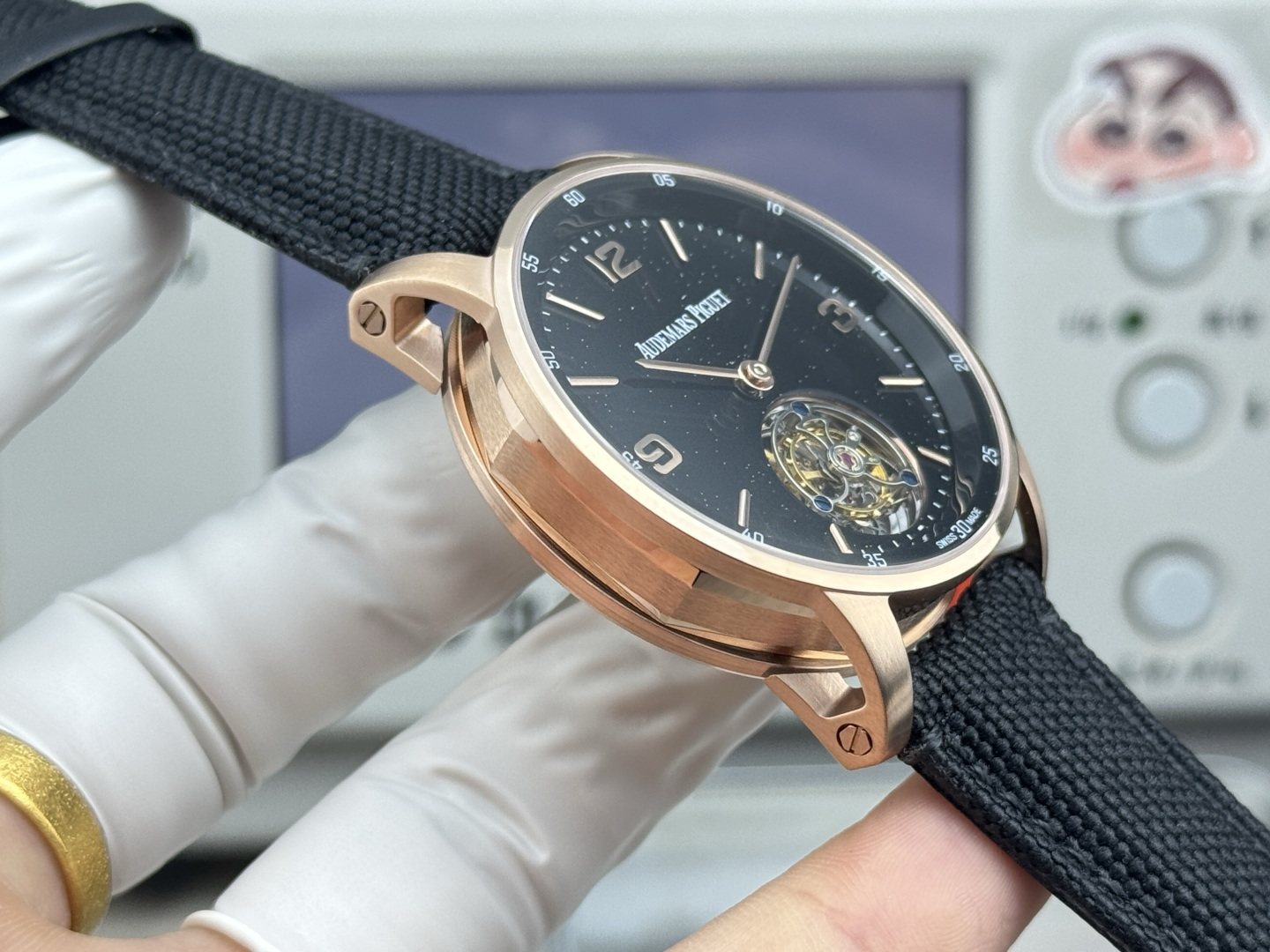 Audemars Piguet Code 11.59 26396 Stainless steel Fabric strap 42 mm Tourbillon Configuration 6C6787 1:1 Superclone - Image 3