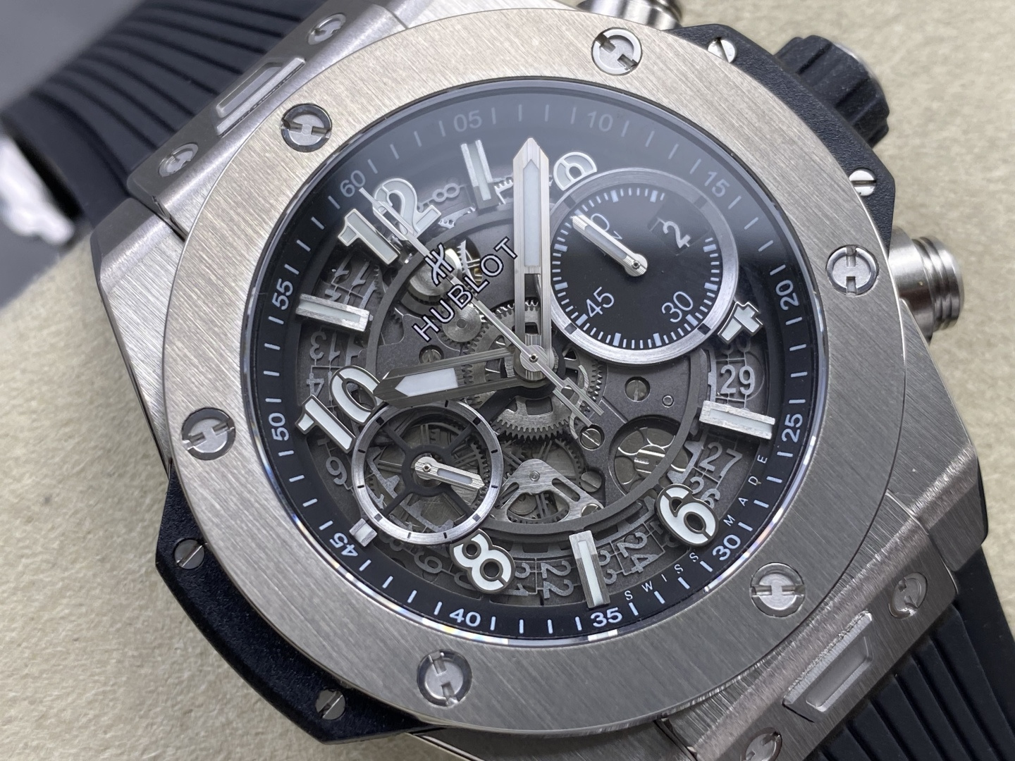 Hublot Big Bang Titanium 42 mm Chronograph BBF Factory Configuration 153F49 1:1 Superclone - Image 11