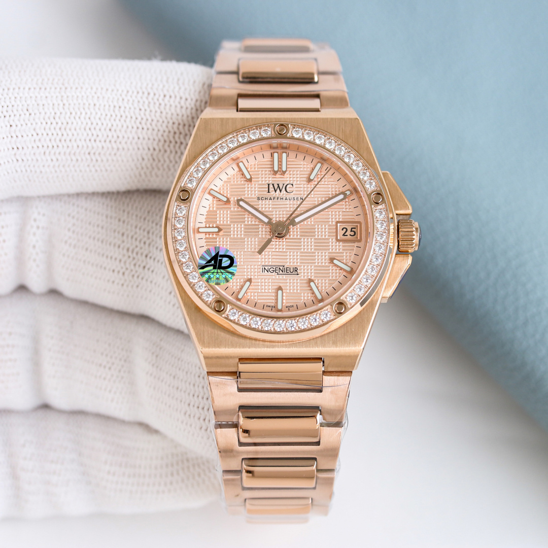 IWC Ingenieur Rose-gold tone 35.1 mm Automatic Configuration A66C2F 1:1 Superclone