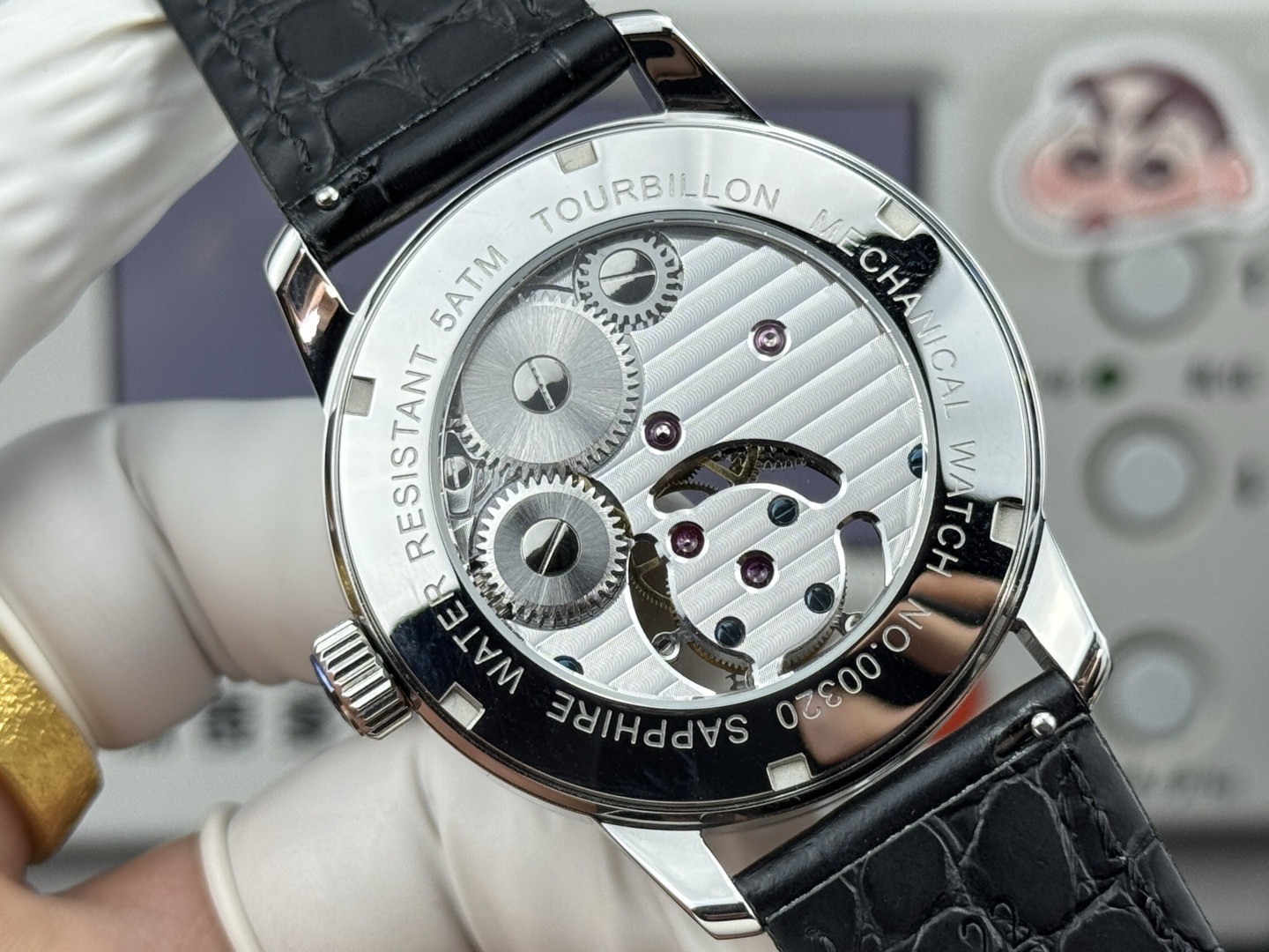 Patek Philippe Grand Complications 42 mm Tourbillon Manual-wind Configuration 38B987 1:1 Superclone - Image 4