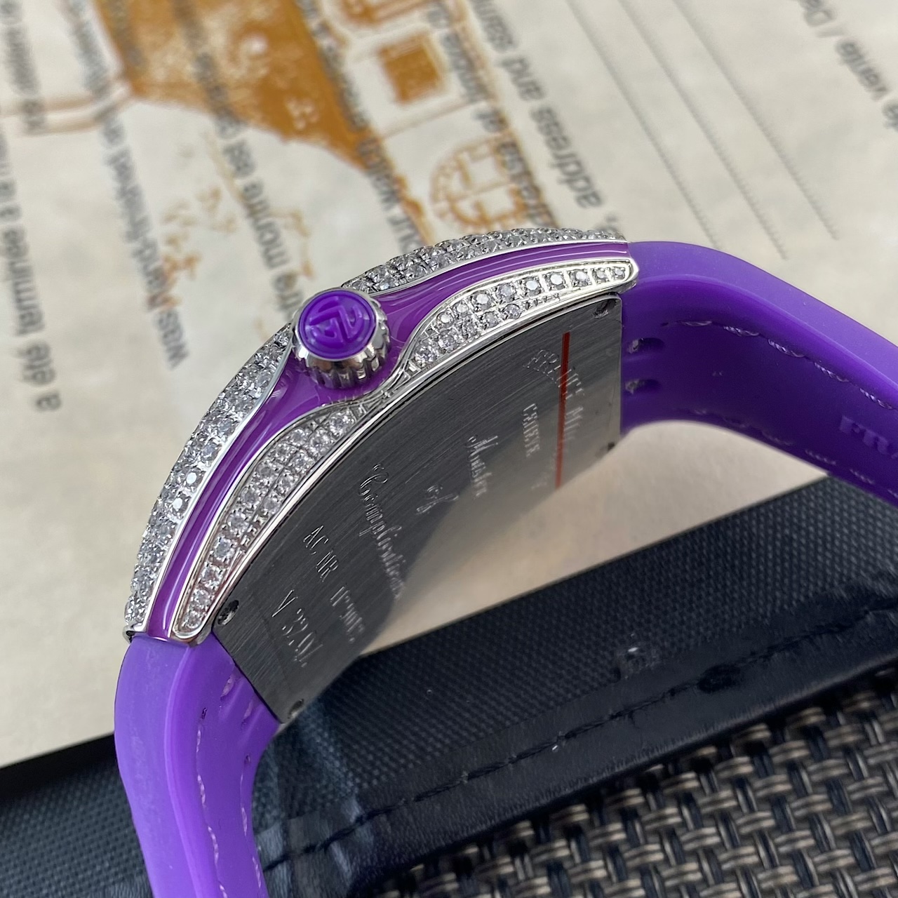 Franck Muller Vanguard V32 Leather strap 42.3 mm Configuration 6ACE31 1:1 Superclone - Image 6