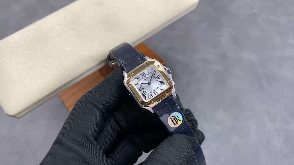 Cartier Santos Stainless steel Stainless-steel bracelet 27 x 34.5 mm DR Factory Configuration B17758 1:1 Superclone