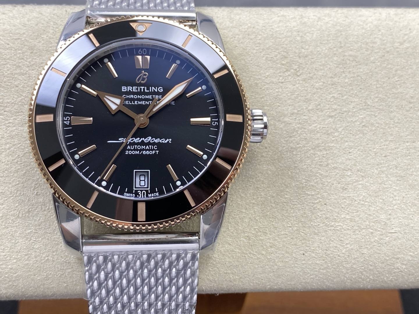 Breitling Superocean Heritage Rubber strap 42 mm GF Factory Configuration 5942F3 1:1 Superclone - Image 10