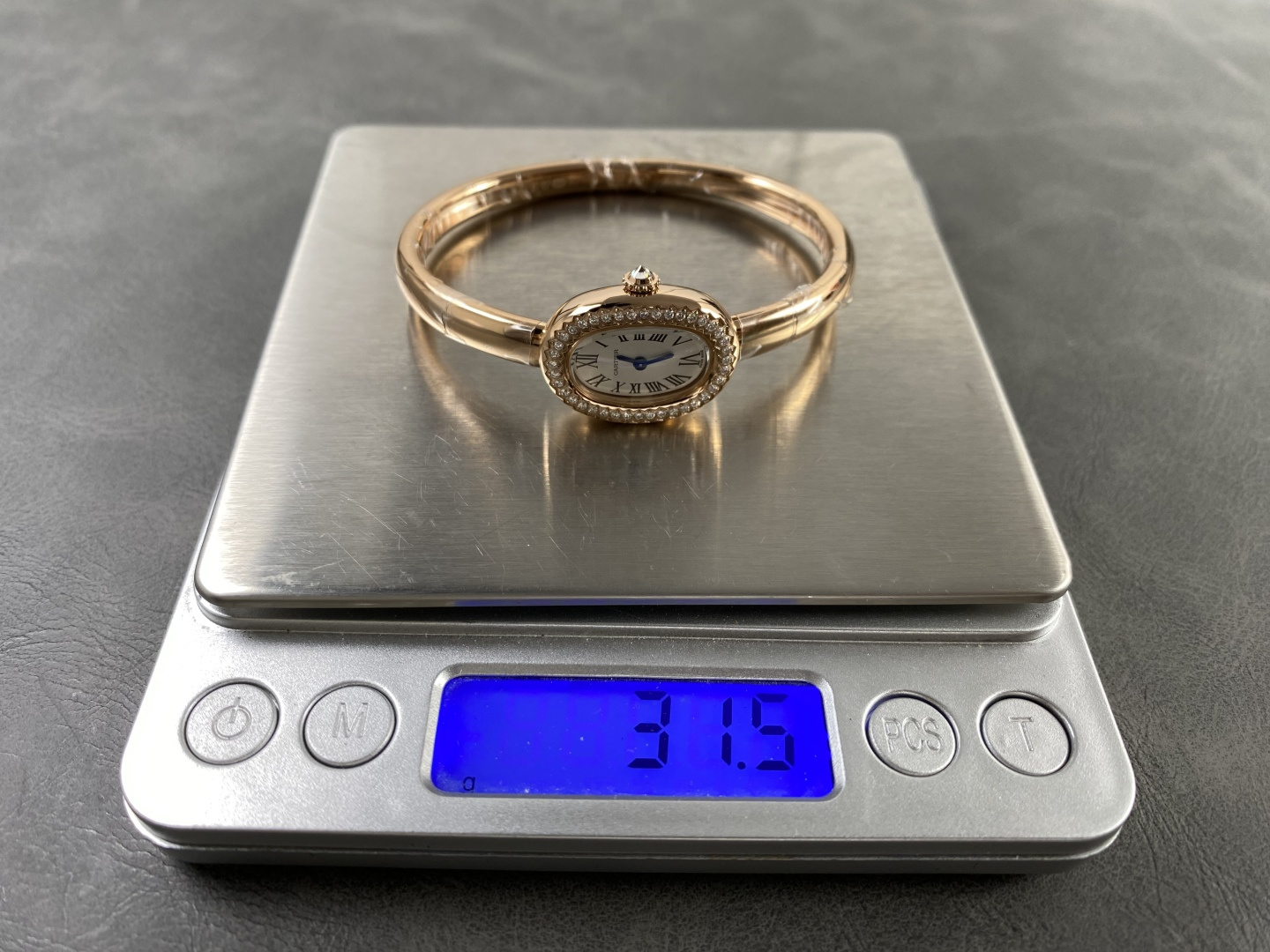 Cartier Baignoire Gold Silver dial White 24.6 x 18.7 mm Configuration A4A896 1:1 Superclone - Image 9