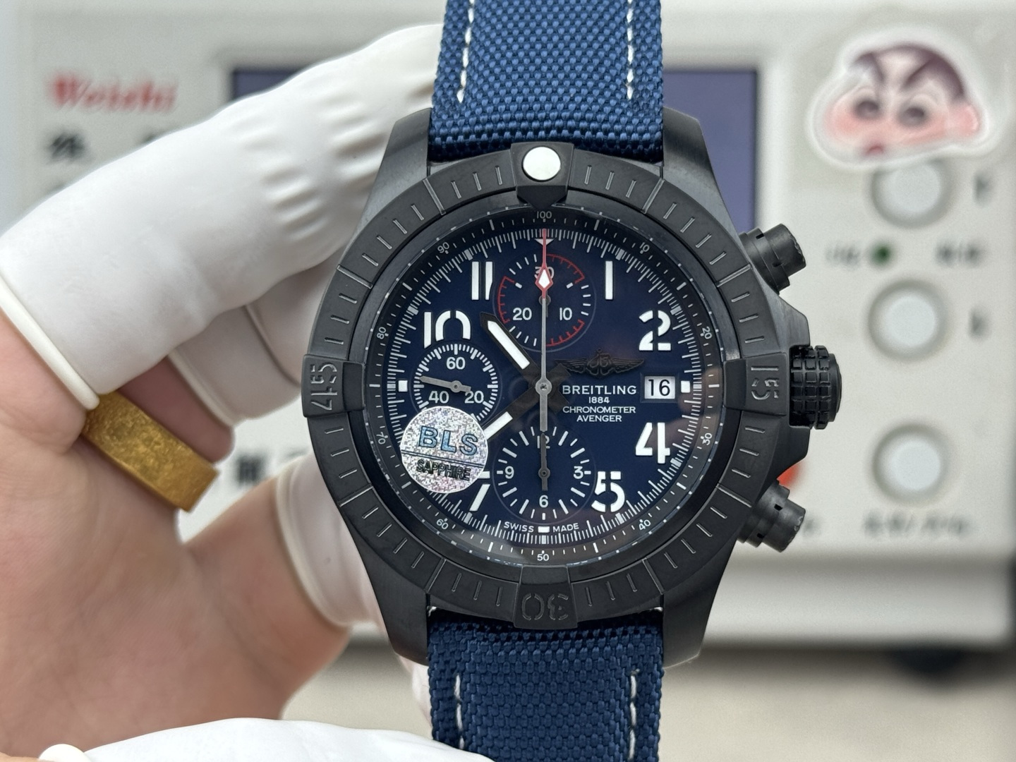 Breitling Avenger Stainless steel 45 mm Chronograph BLS Factory Configuration B33A15 1:1 Superclone - Image 3