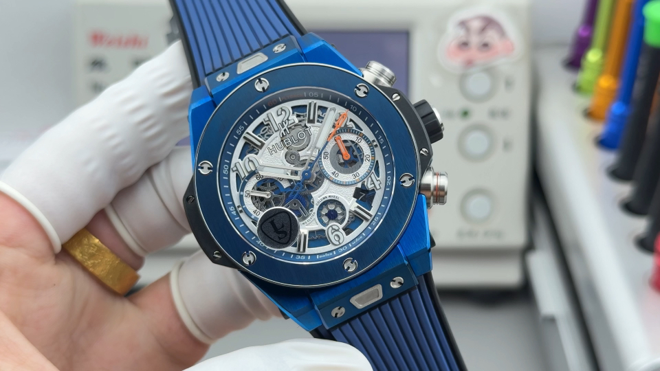 Hublot Big Bang Rubber strap 44 mm Chronograph LS Factory Configuration DA03BB 1:1 Superclone