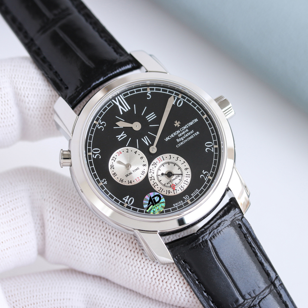 Vacheron Constantin Malte Stainless steel 40 mm GMT / dual time K11 Factory Configuration 03A418 1:1 Superclone - Image 5