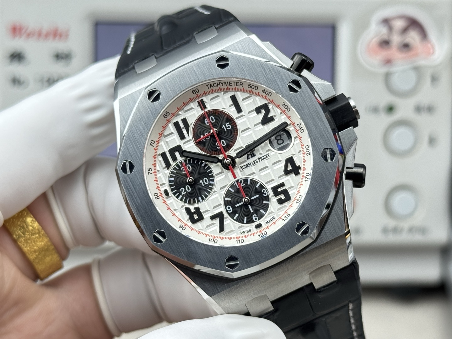 Audemars Piguet Royal Oak Offshore 26470 Stainless steel Rubber strap 42 mm Chronograph LS Factory Configuration E2B587 1:1 Superclone - Image 4