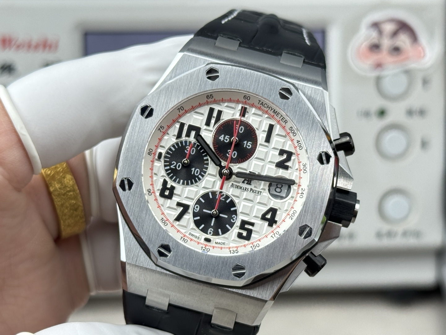 Audemars Piguet Royal Oak Offshore 26470 Stainless steel Rubber strap 42 mm Chronograph LS Factory Configuration E2B587 1:1 Superclone - Image 5