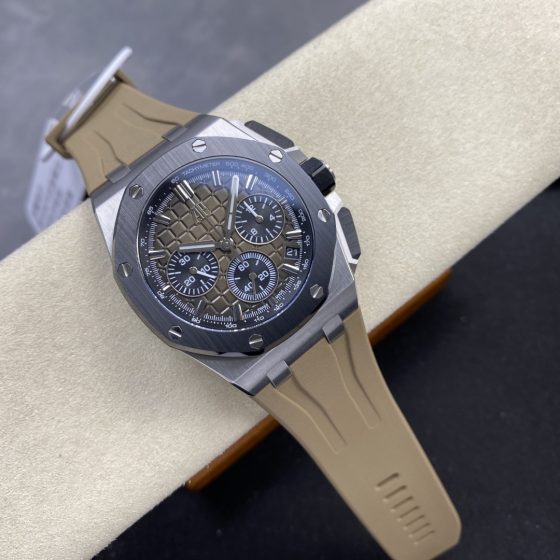 Audemars Piguet Royal Oak Offshore 26420 316 Stainless Steel Rubber strap 44 mm Date display LS Factory Configuration F5C6B3 1:1 Superclone