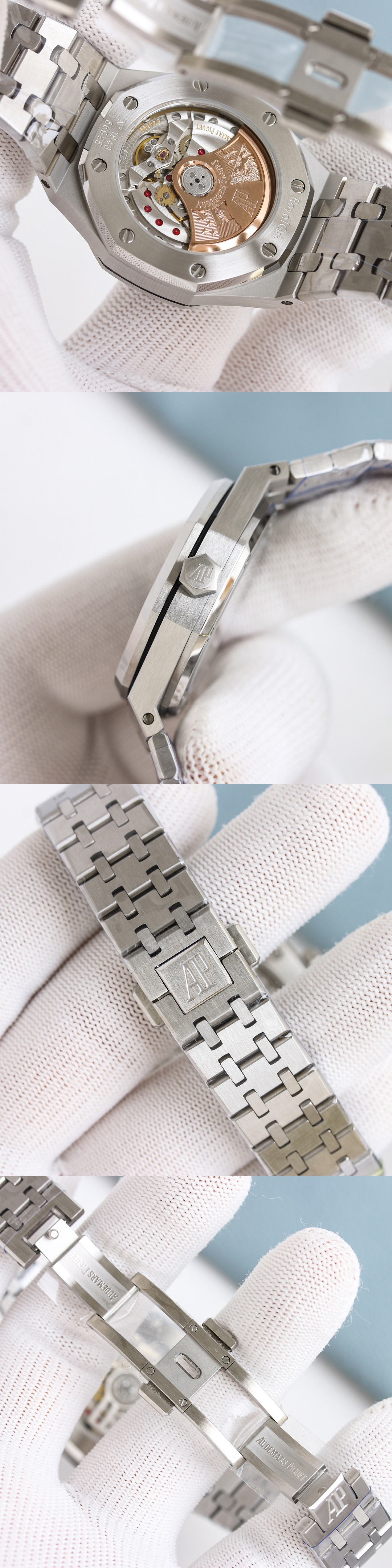 Audemars Piguet Royal Oak Stainless-steel bracelet 37 mm Tourbillon Configuration 88AB49 1:1 Superclone - Image 8