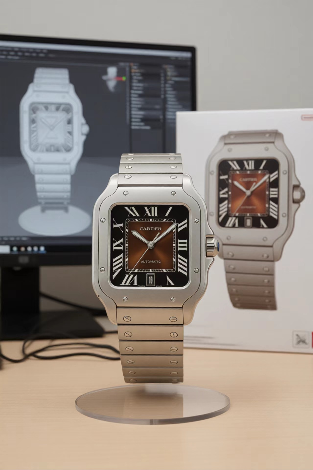 Cartier Santos Titanium THB Factory Configuration 07ACEE 1:1 Superclone