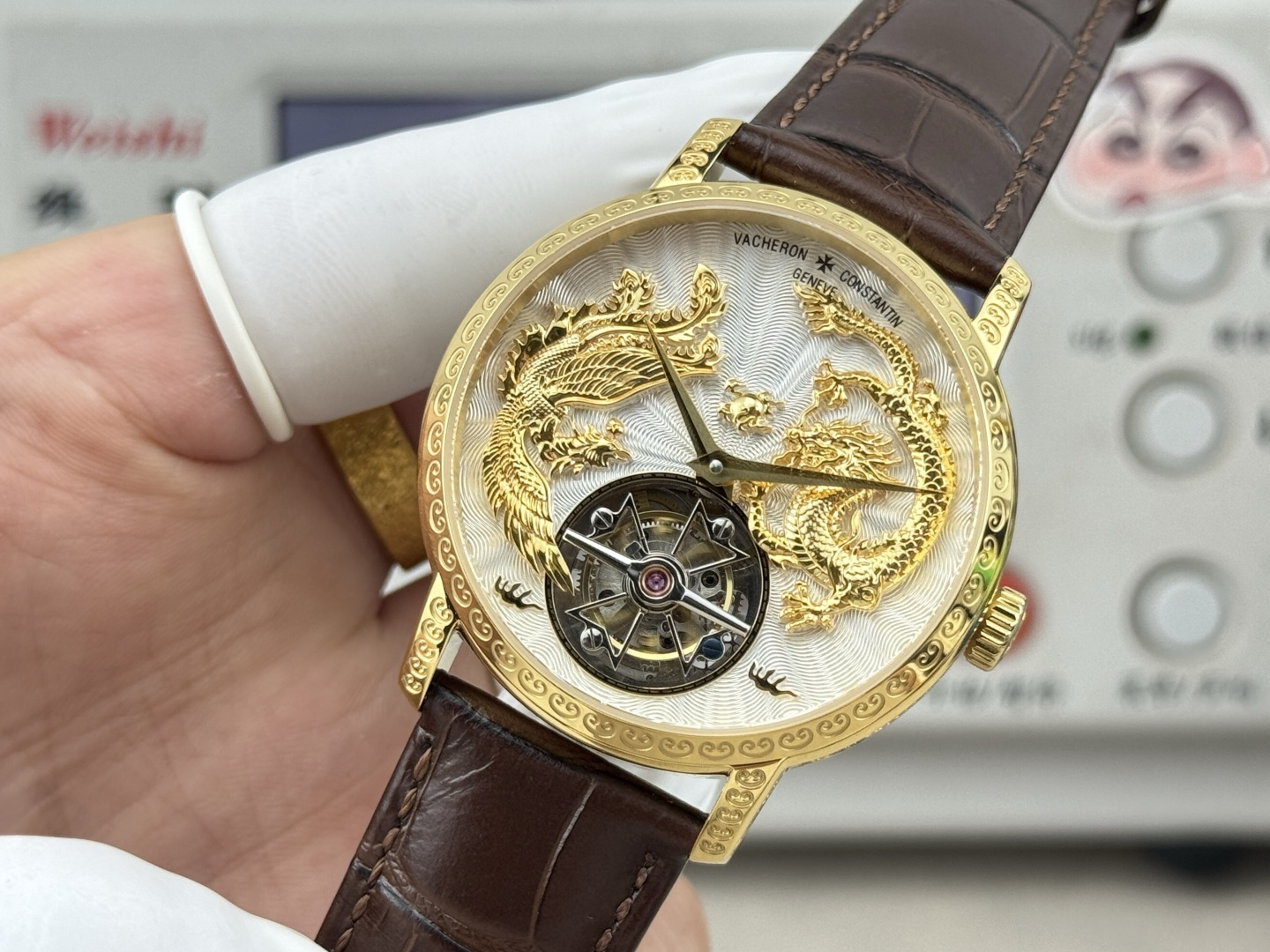 Vacheron Constantin Traditionnelle Rose-gold tone Black dial 41 mm Tourbillon Manual-wind ANT Factory Configuration 28CC15 1:1 Superclone - Image 5