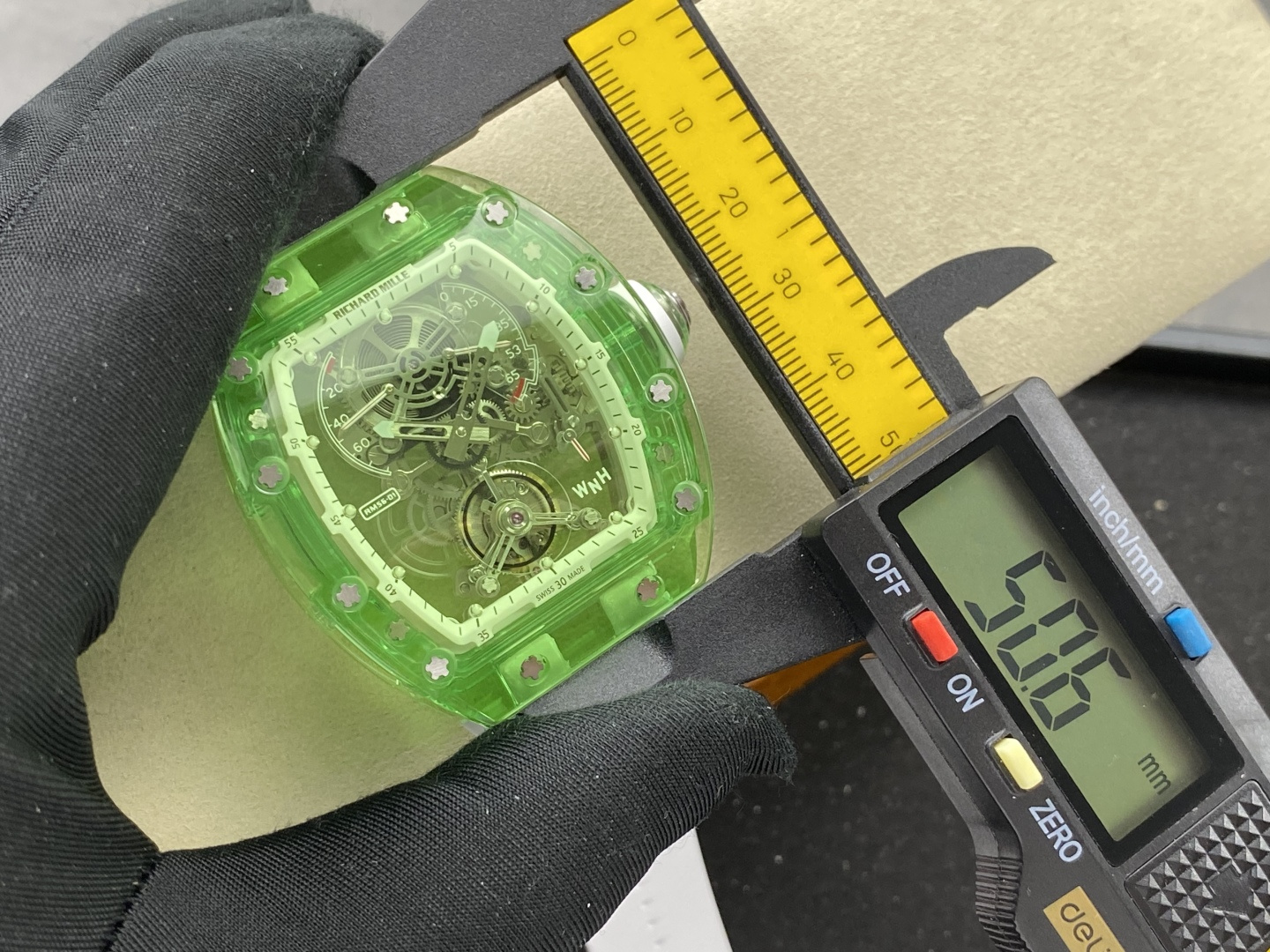 Richard Mille RM 56 RM56-01 Tourbillon Manual-wind Configuration 7C4DF3 1:1 Superclone - Image 13