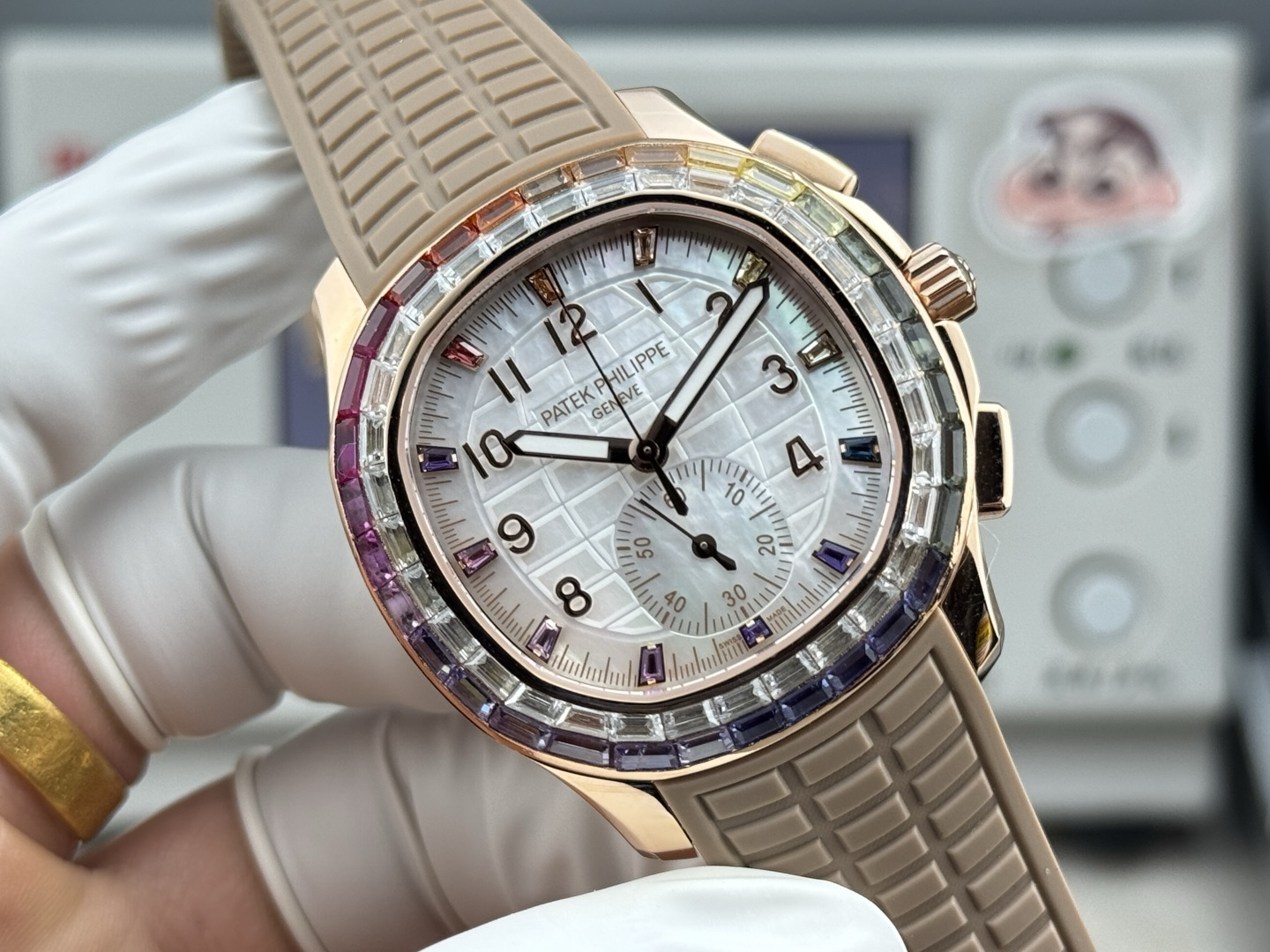 Patek Philippe Aquanaut Luce 7968/300R-001 Rainbow Chronograph 1:1 Superclone - Image 101