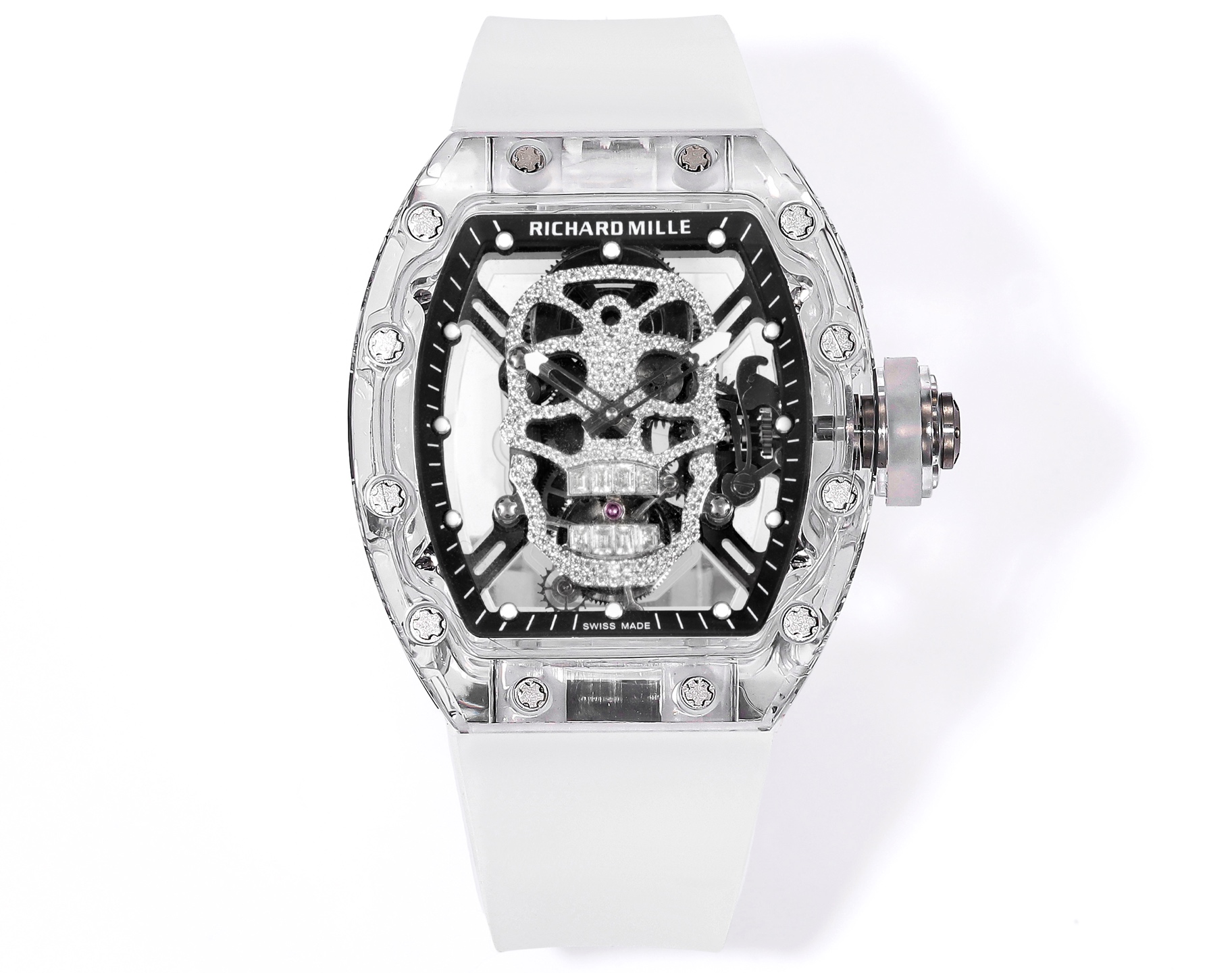 Richard Mille RM 052 RM052 Rubber strap Tourbillon MS Factory Configuration 3C3C4B 1:1 Superclone - Image 2
