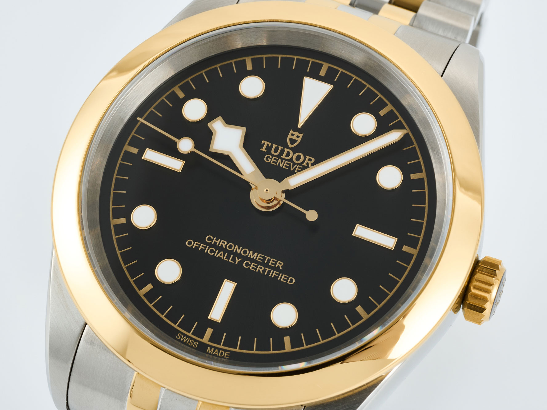 Tudor Black Bay One 41 S&G watch - 41mm steel case, Yellow gold bezel - m79683-0001 1:1 Superclone - Image 6