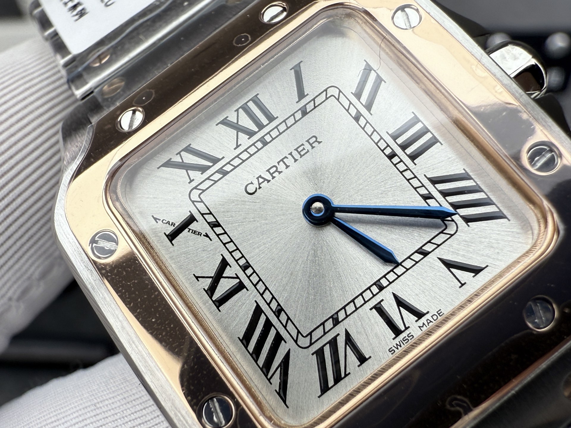 Cartier Santos 27 mm AF Factory Configuration 4DC8A4 1:1 Superclone - Image 6