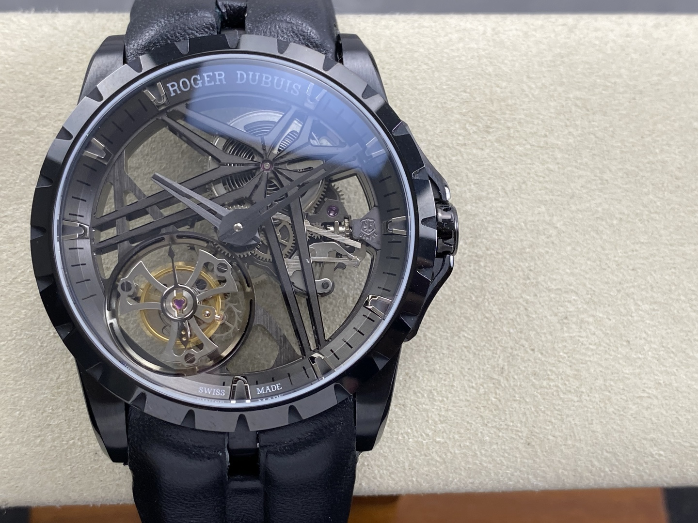 Roger Dubuis Excalibur Stainless steel 42 mm Tourbillon Configuration 93BEC3 1:1 Superclone - Image 9