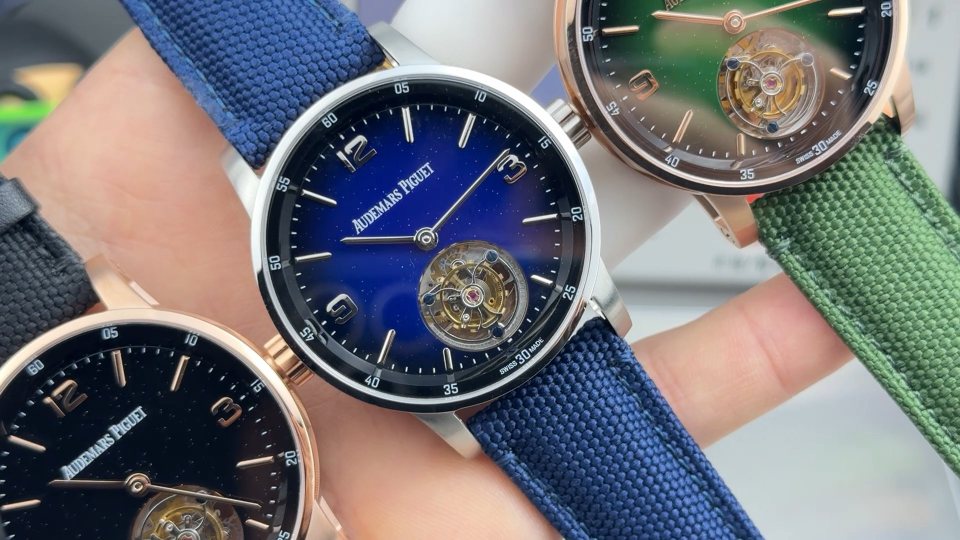 Audemars Piguet Code 11.59 26396 Stainless steel Fabric strap 42 mm Tourbillon Configuration 3B1FF9 1:1 Superclone