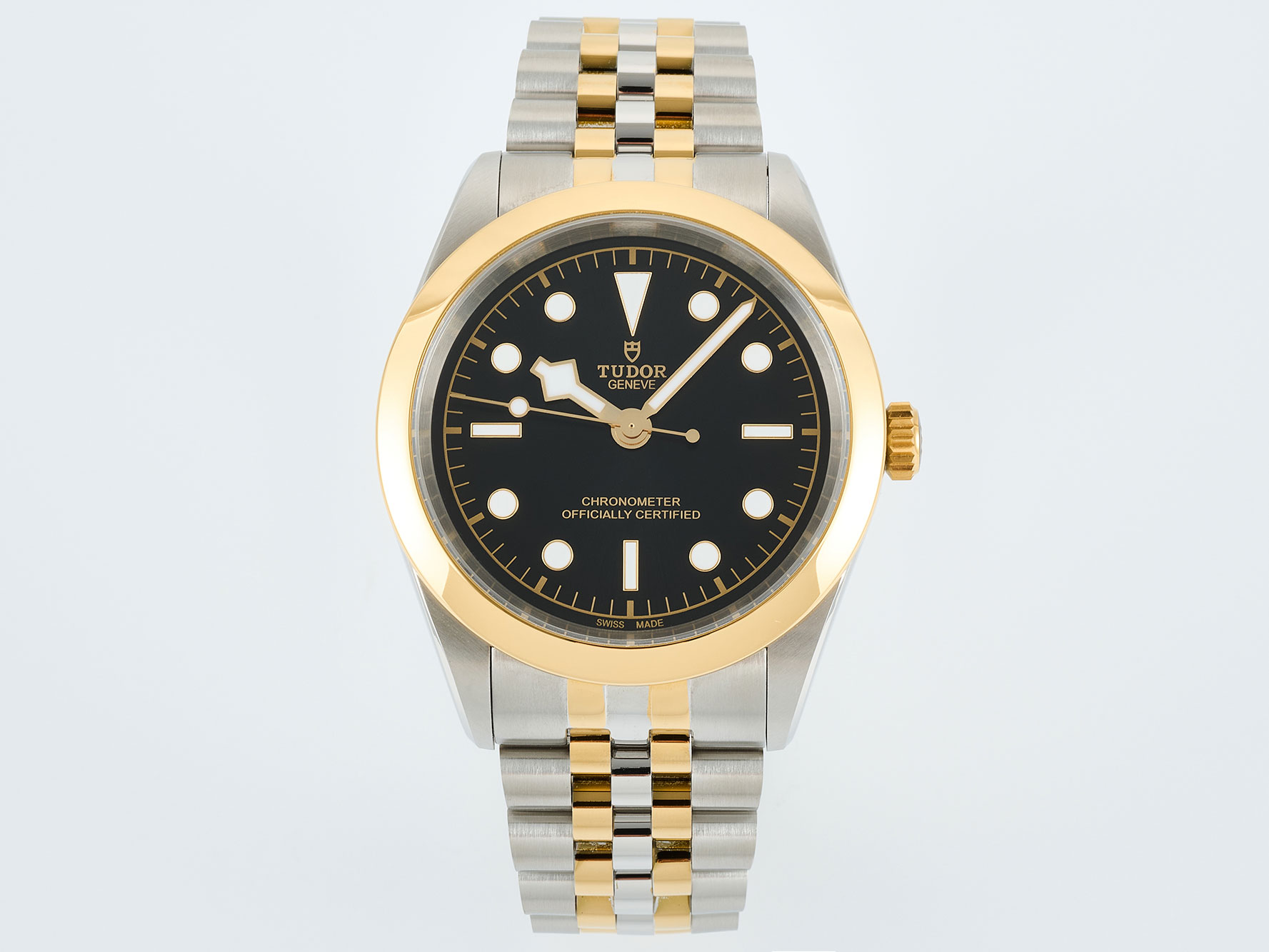 Tudor Black Bay One 41 S&G watch - 41mm steel case, Yellow gold bezel - m79683-0001 1:1 Superclone