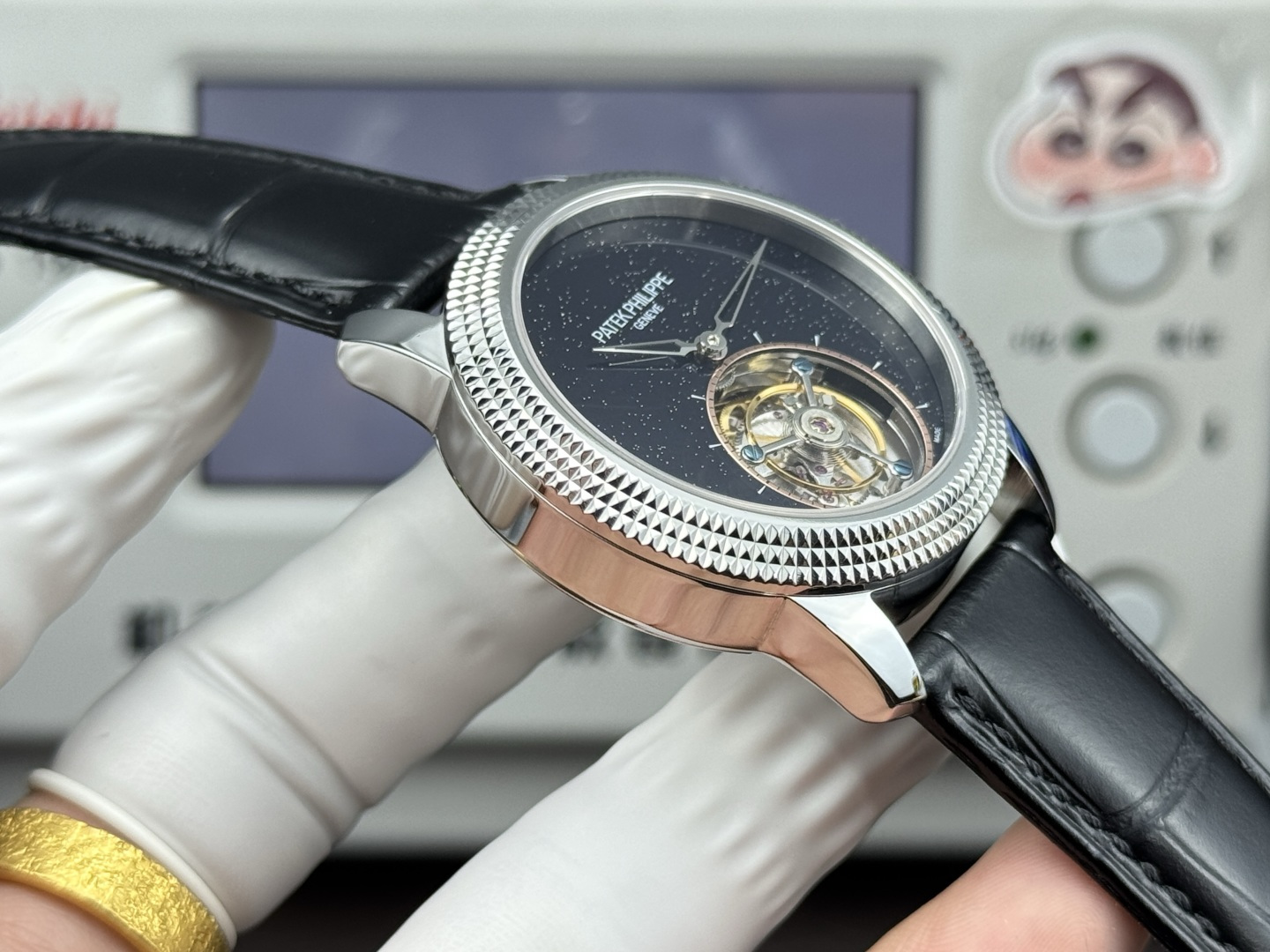 Patek Philippe Grand Complications 42 mm Tourbillon Manual-wind Configuration F09B8B 1:1 Superclone - Image 6