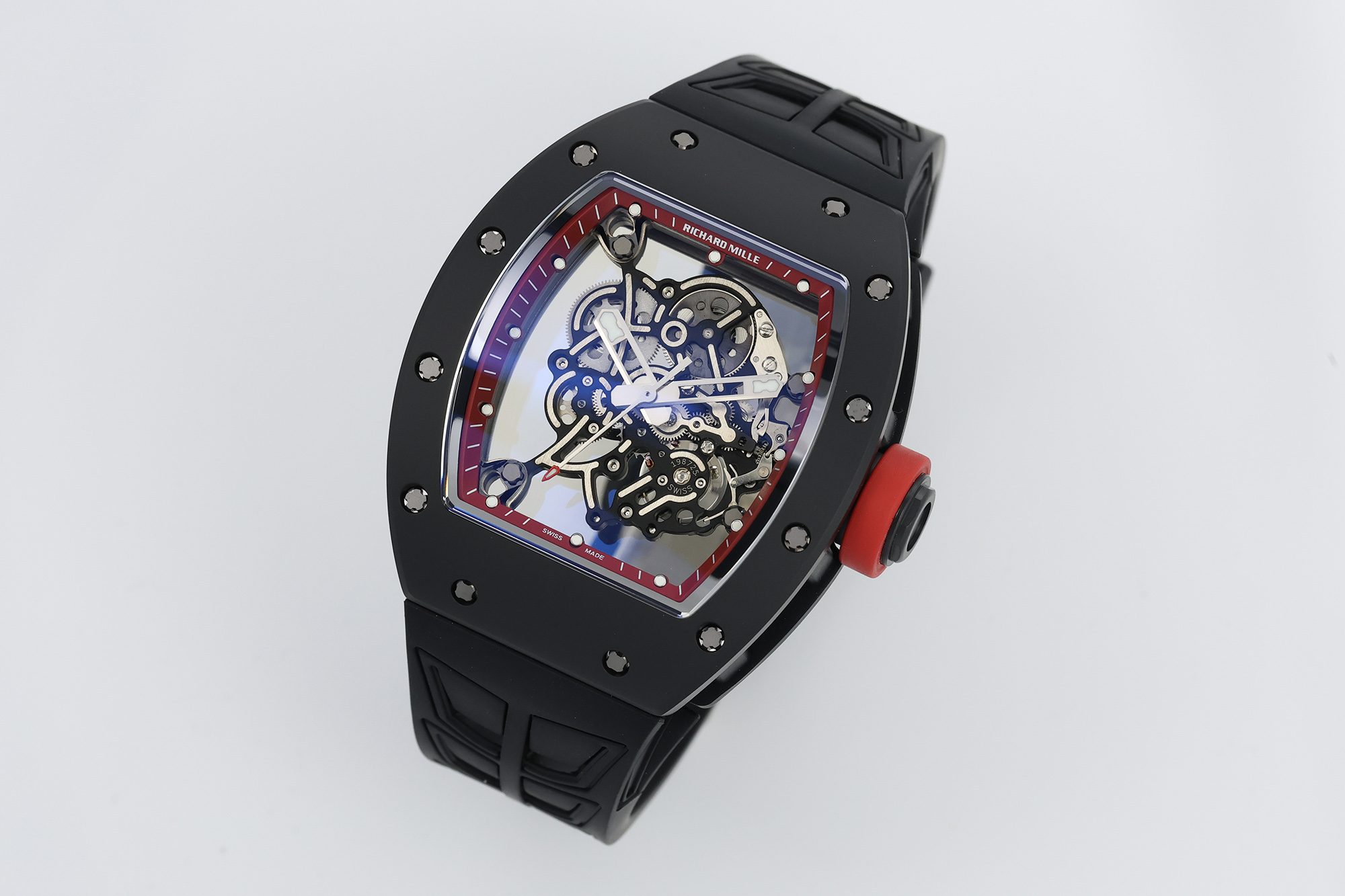Richard Mille RM 055 RM055 Black Ceramic 42.70 mm Manual-wind ZF Factory Configuration 6705AE 1:1 Superclone - Image 2