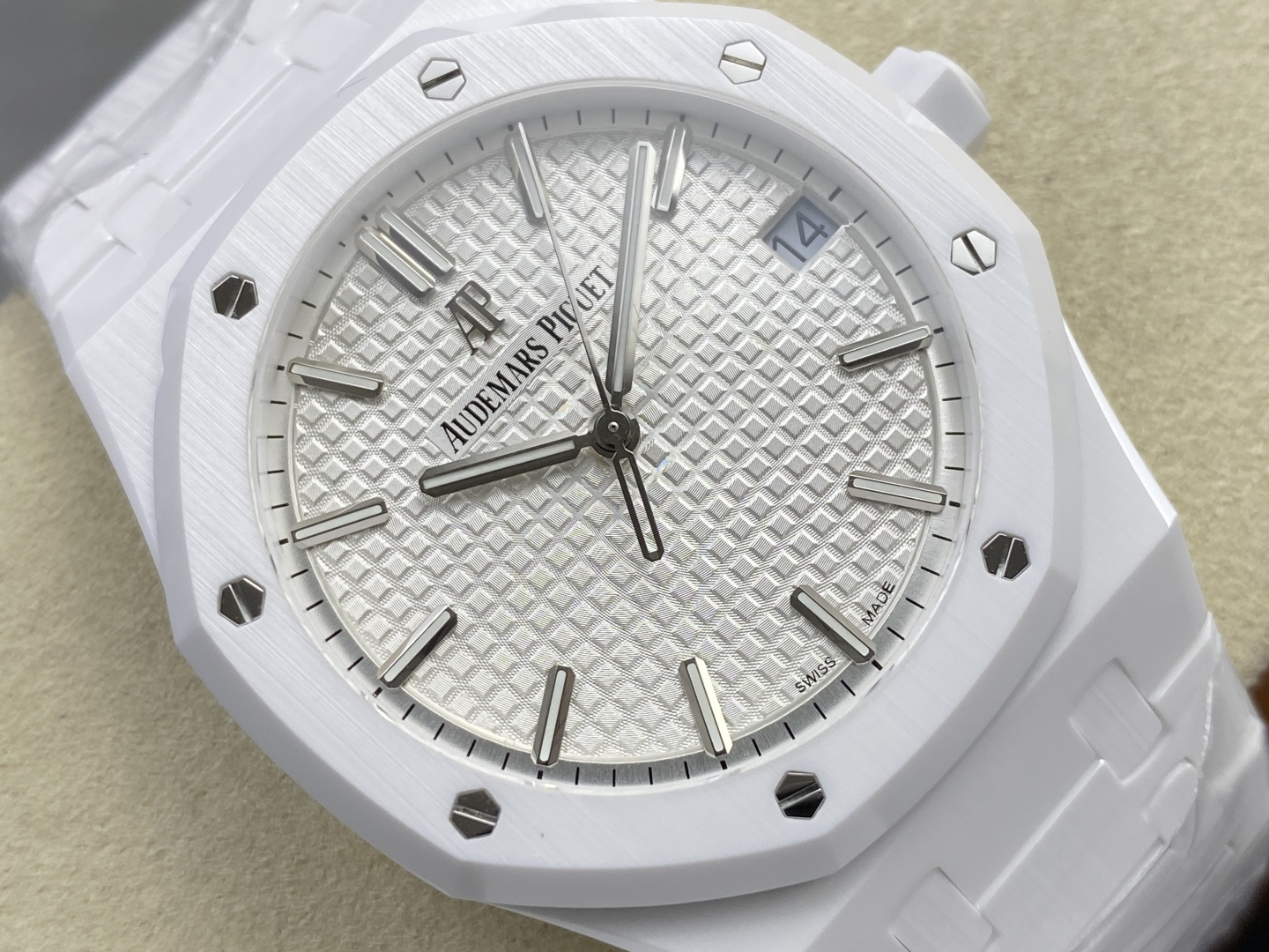 Audemars Piguet Royal Oak 15500 41 mm Date display ZF Factory Configuration 639FA7 1:1 Superclone