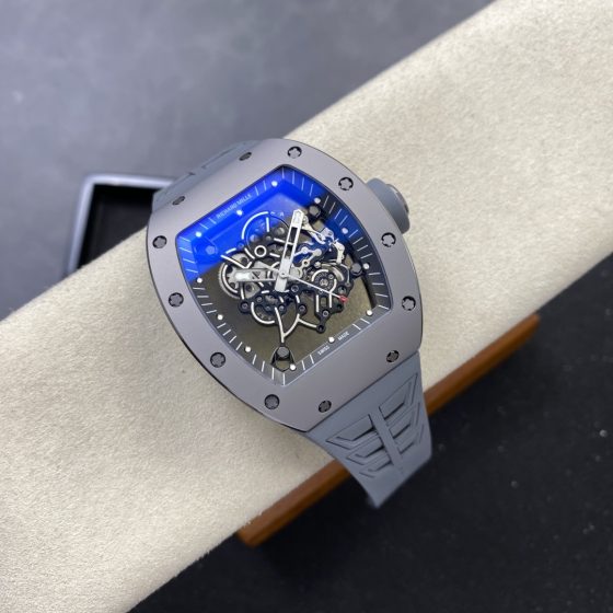 Richard Mille RM 055 RM055 Titanium 42.70 mm Manual-wind ZF Factory Configuration 60854D 1:1 Superclone