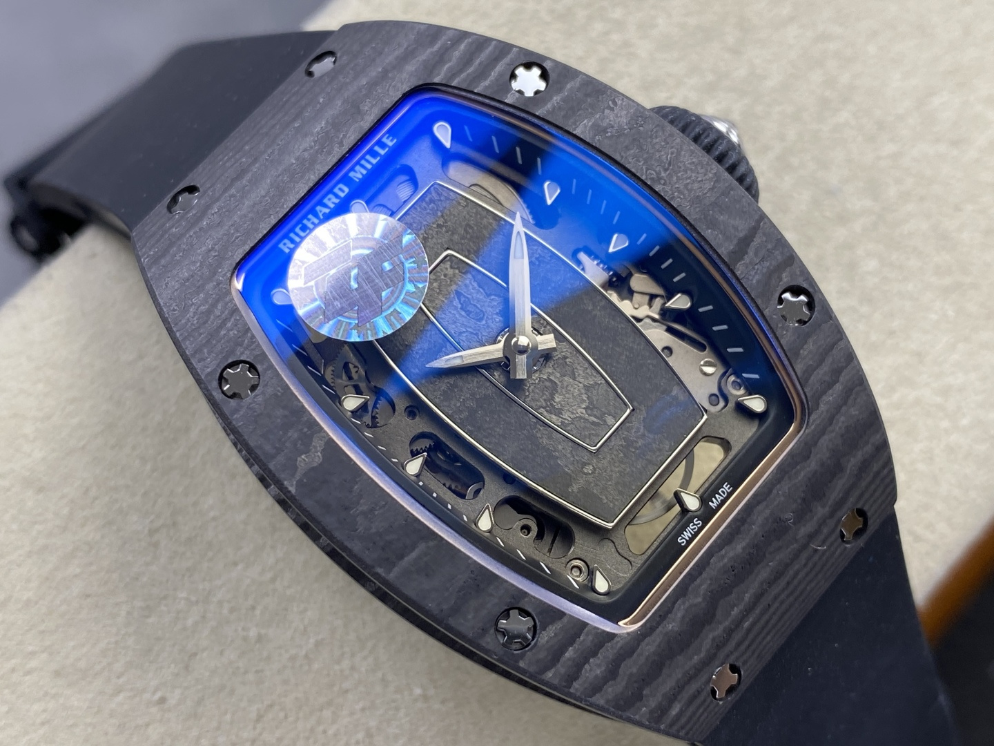 Richard Mille RM 07 RM07 45.66 mm Automatic ZF Factory Configuration D306D0 1:1 Superclone