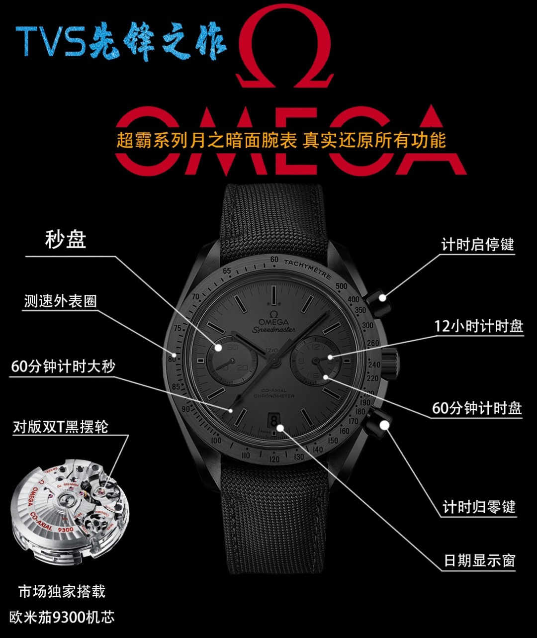 Omega Speedmaster 311.92.44.51.01.004 1:1 Superclone - Image 2