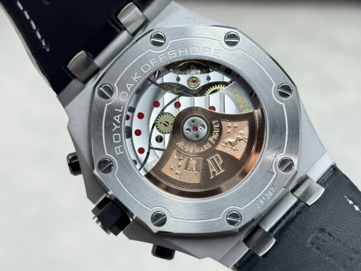 Audemars Piguet Royal Oak Offshore 26470 Stainless steel Rubber strap 42 mm Chronograph LS Factory Configuration E2B587 1:1 Superclone - Image 9