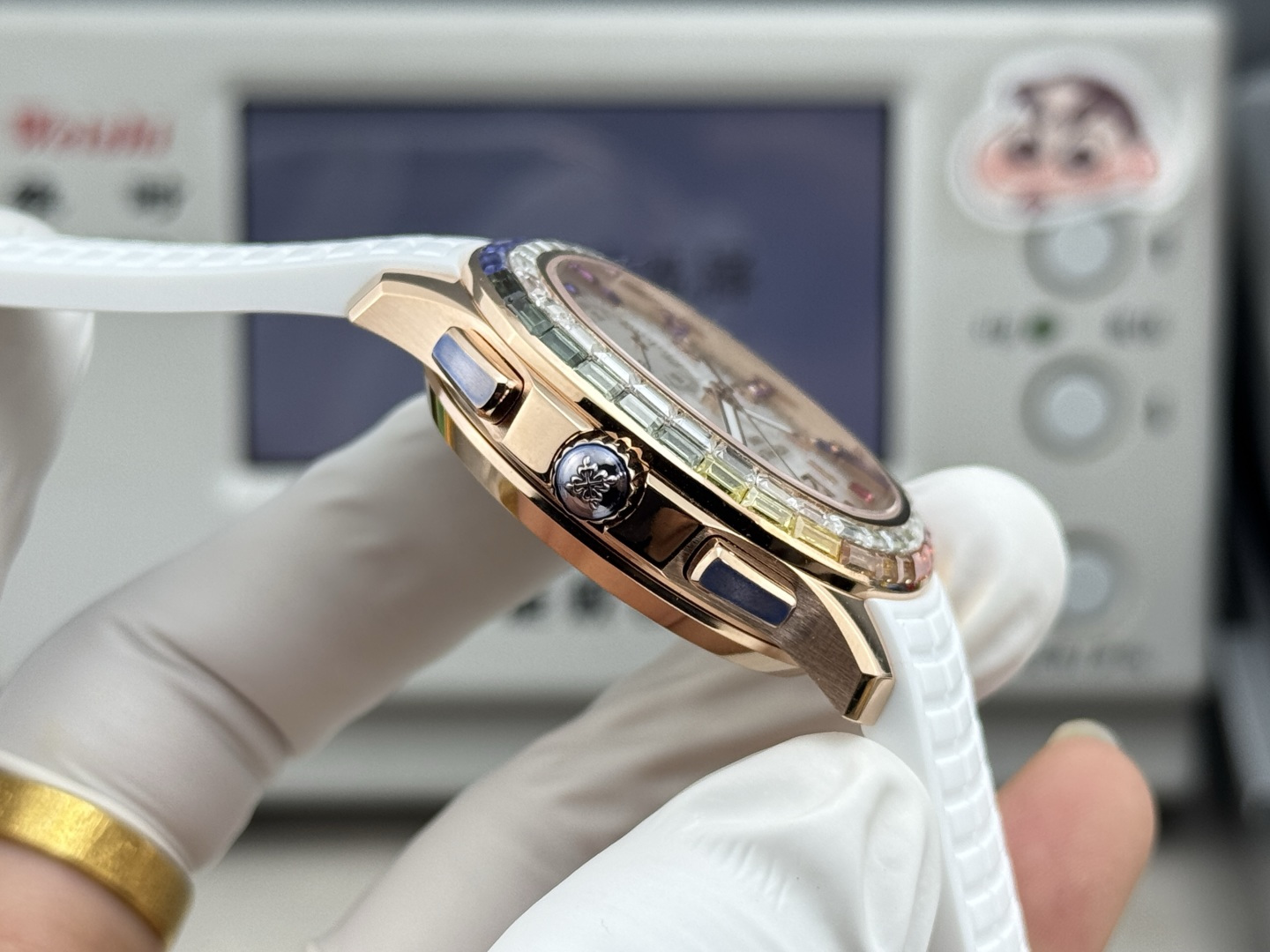 Patek Philippe Aquanaut Luce 7968/300R-001 Rainbow Chronograph 1:1 Superclone - Image 54