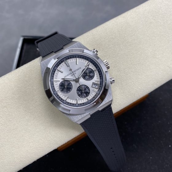 Vacheron Constantin Overseas 5500V Stainless steel Rubber strap TW Factory Configuration 06FDEA 1:1 Superclone