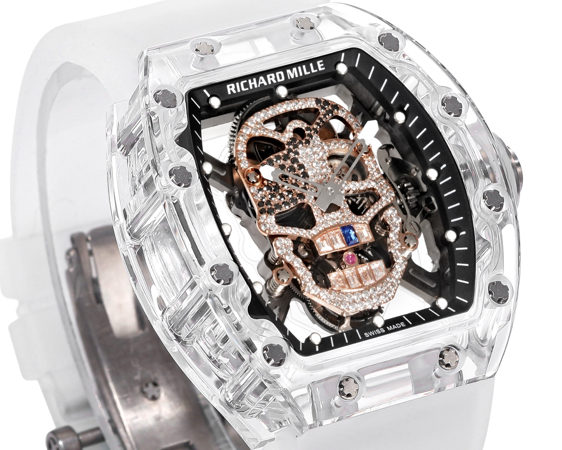 Richard Mille RM 052 RM052 Rubber strap Tourbillon MS Factory Configuration 3C3C4B 1:1 Superclone - Image 12